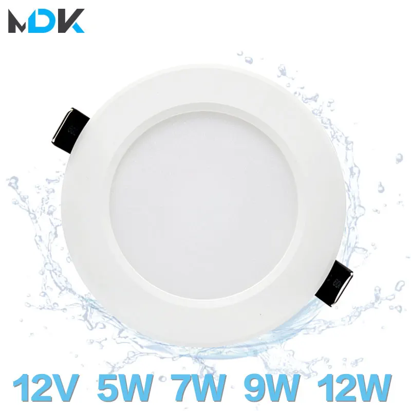 DC 12V Led typu Downlight 5W 7W 9W 12W lampa sufitowa wpuszczana naturalnie ciepły zimna białe oświetlenie wewnętrzne