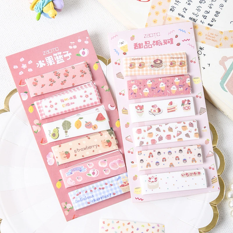 1 Pieces Sticky Notes Creative Notepad Memo Pads Office School Stationery Adhesive Stickers Decoration Kawaii Cute Paper