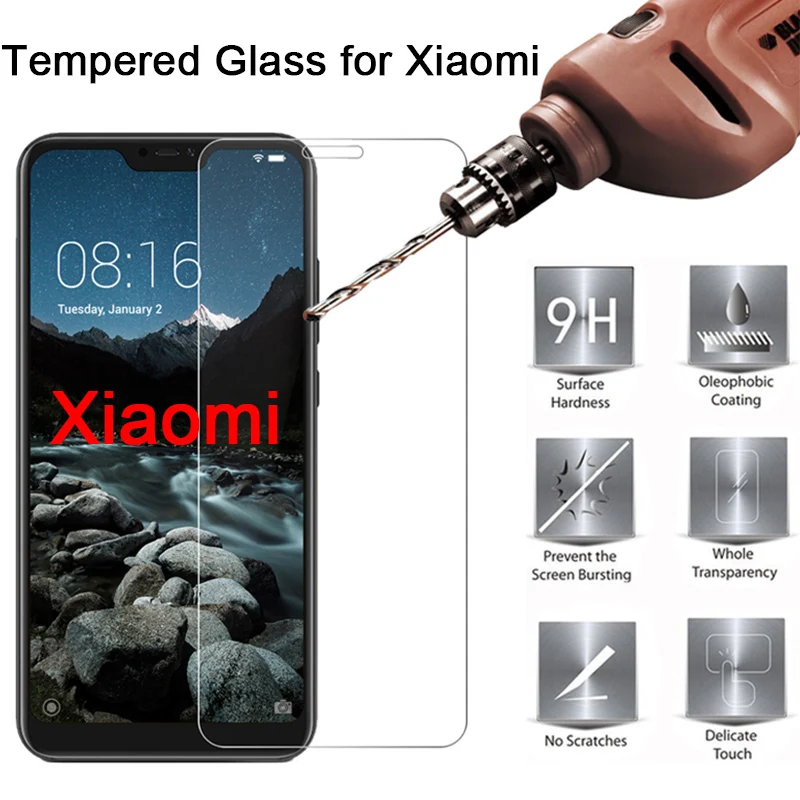 For Xiaomi Mi Max 3 Full Cover Tempered Glass Screen Protector Film Cover Anti Scratch 9H