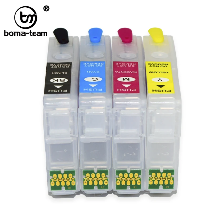 Europe T502 502XL T02W Refillable Ink Cartridge Or ARC For Epson XP-5100 XP-5105 WF-2860 WF-2865 XP5100 5105 2860 2865 Printers