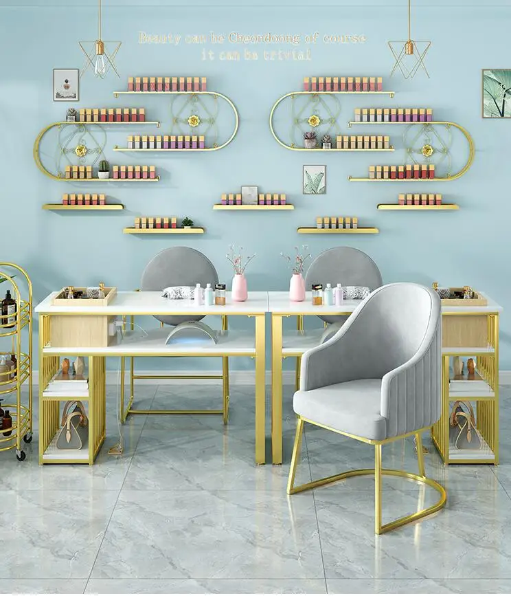 Table à Tiroir en Bois Massif, Rangement Simple à Double Couche, Ensemble de Chaises, Combinaison Moderne