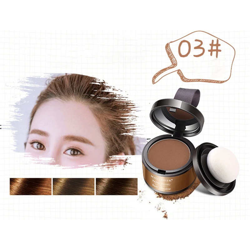 Hair Fluffy Powder Instantly Black Brown Root Cover Up Natural Instant Hair Line Shadow Powder Hair Concealer Coverage T0821