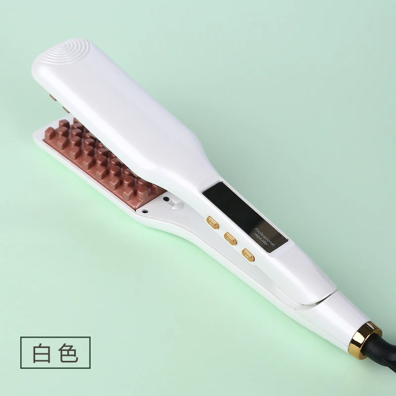 Macio milho clipcurling ferro profissional cabelo toolsflat ferro curling tongs lcd escova de cabelo elétrica airwrap modelador