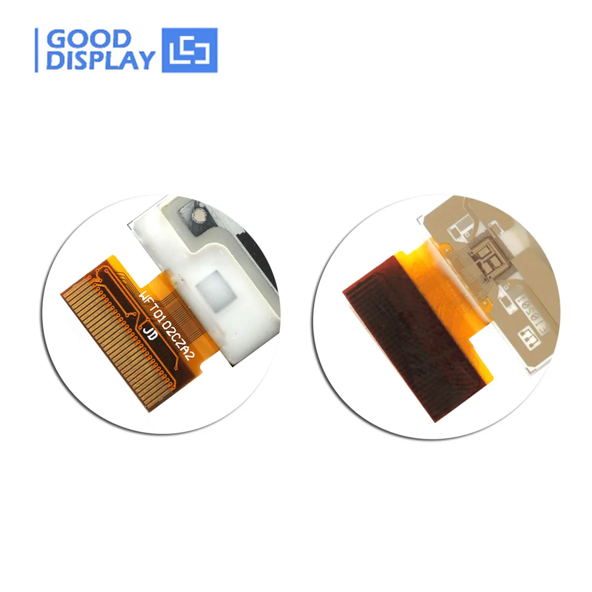 Mini 1.02 Inch Epaper Eink Display 30 Pin SPI Interface with E-Paper HAT, GDEW0102T4 with adapter board