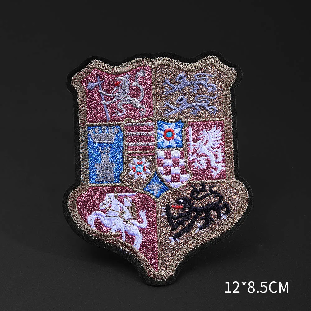 Exquisite clothing embroidery patch badge European retro style pattern for ironing decoration clothes luggage bags can be washed