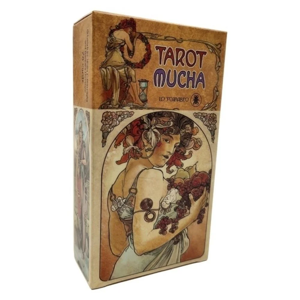 Tarot Oracle Cards English Version Board Games Deck Witchcraft Fairy E-Guidebook Mysterious Divination Playing Cards