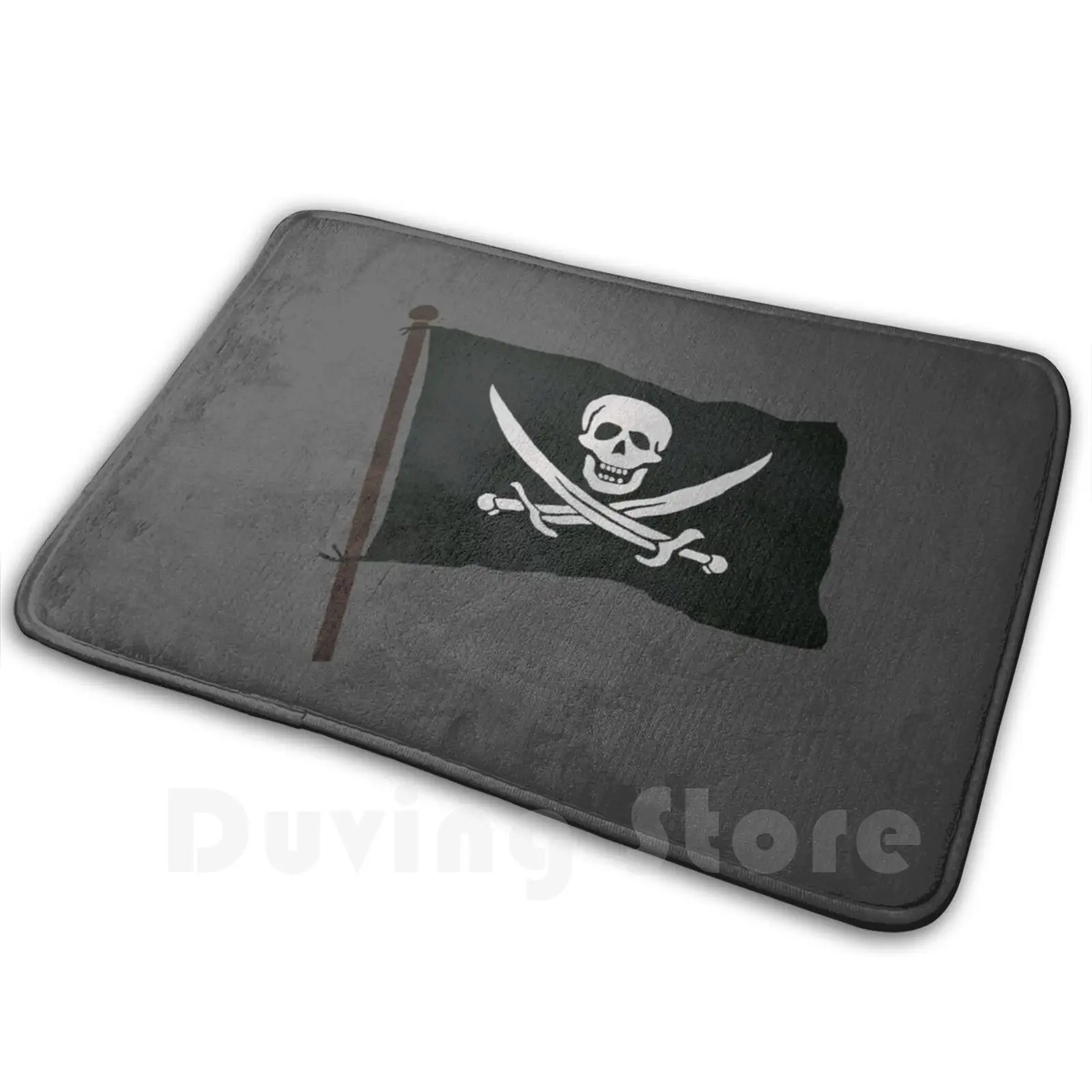 Pirates Flag Carpet Mat Rug Cushion Soft Pirates Flag Skull Ships Curse Of The Black Pearl Dead Men Tell No Tales On