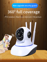 2MP 1080P  Wireless PTZ IP Camera P2P Intercom WIFI Camera 360Eyes