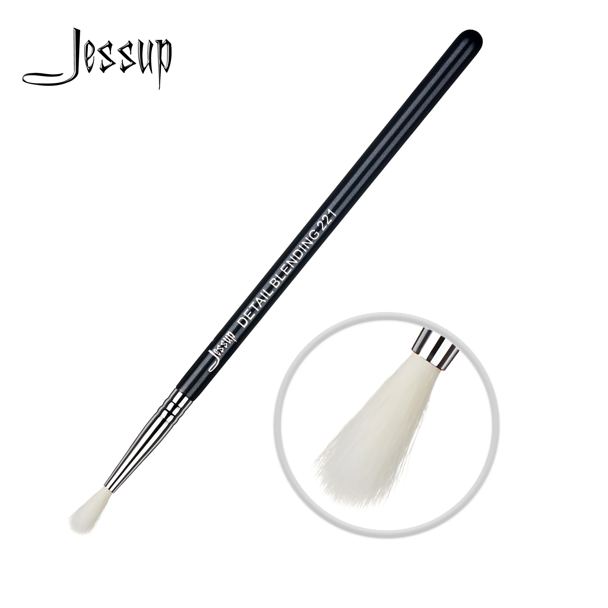 Jessup-brocha de maquillaje para sombra de ojos, mezcla de ojos para polvo, pelo sintético, cosméticos, herramientas de belleza