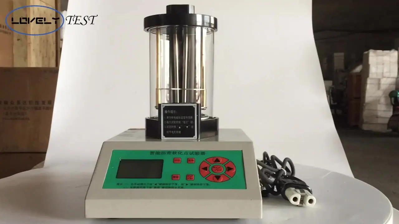 High quality Laboratory Digital Bitumen Softening Point Apparatus