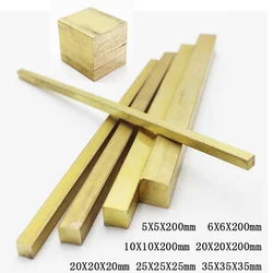 1pcs Brass Cube block Bar Square Rod plate sheet DIY Rivet material , Building material