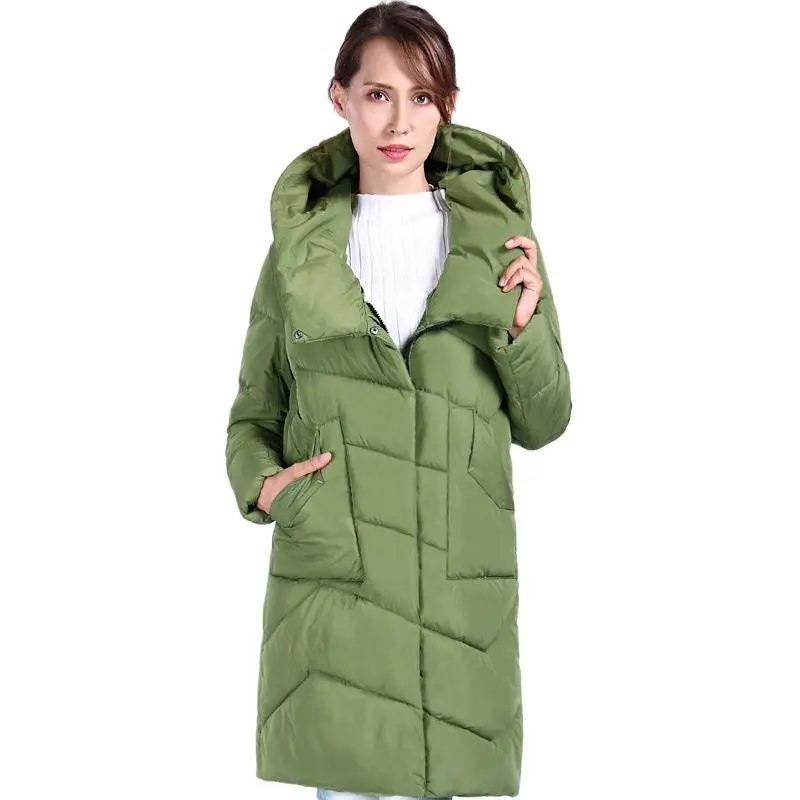 CEPRASK 2023 New High Quality Winter Jacket Women Outerwear Long Women's Thick Parka Cotton Winter Coat Hooded Warm Down Jac