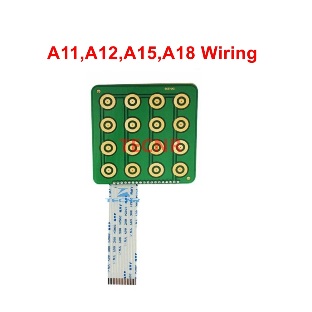 RichAuto A11 A12 A15 A18 DSP CNC controller parts key film button shell and display