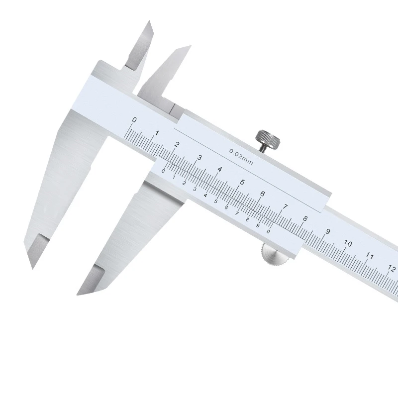 0.02mm Stainless Steel Vernier Caliper 0-150-200mm Industrial Grade High Precision Vernier Caliper Measuring Tool