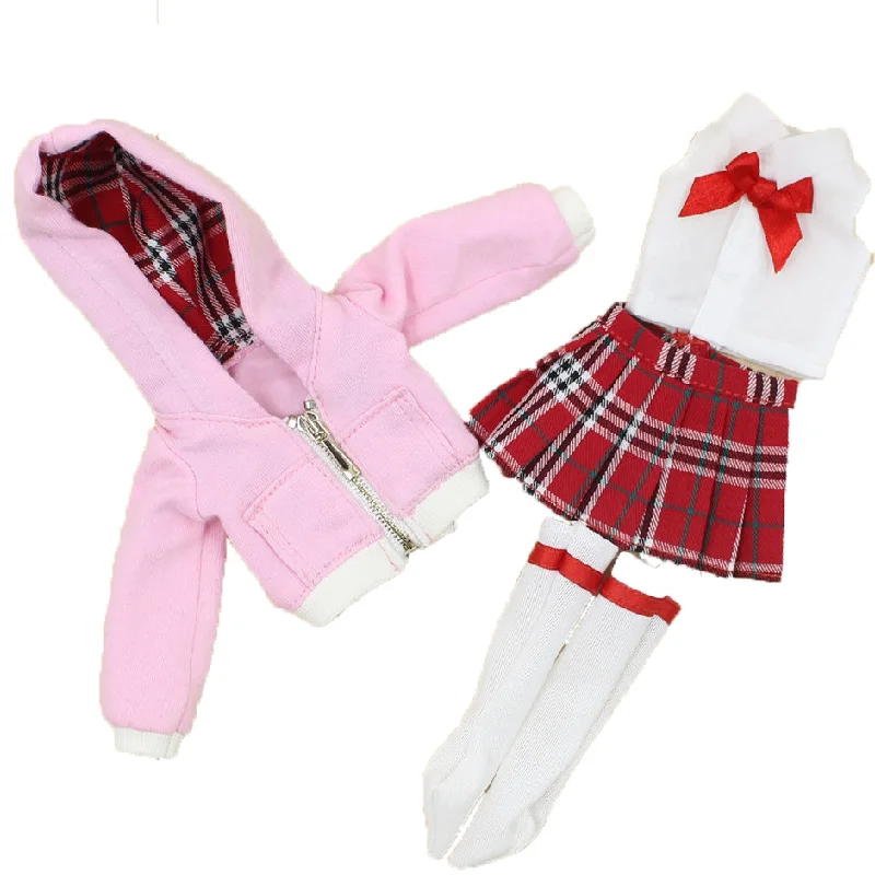 

ICY DBS Blyth DollDBS Blyth icy 1/6 bjd clothes Youth student suits 30cm Highly High Quality reborn girls Toy Gifts.