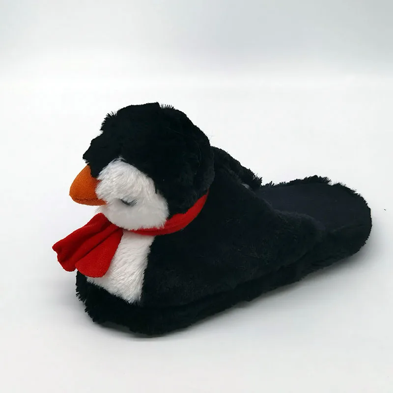 

Cute Animal Slipper For Women Girls Fashion Kawaii Fluffy Winter Warm Slippers Woman Cartoon Penguin House Slippers Funny Shoes