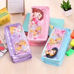 Disney Frozen Cartoon Pencil Case carino grande capacità multifunzionale borsa di cancelleria creativa borsa regalo