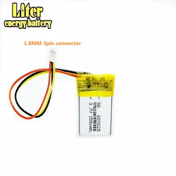 3pin connector 602025 250mAh 3.7v Applicable Dash CAM J501 J501C J501P Lithium Polymer Li-Po Rechargeable Battery