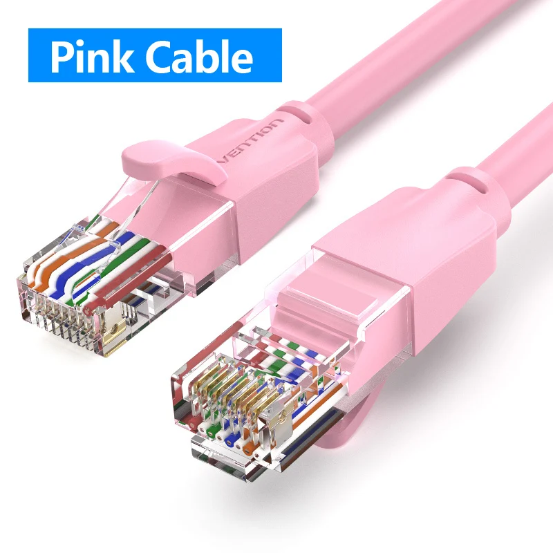 Ventie Kleur Ethernet-kabel Cat 6-netwerkkabel 4 gedraaide paar patchsnoer RJ45 internet UTP Cat6 Lan-kabel voor laptoprouter
