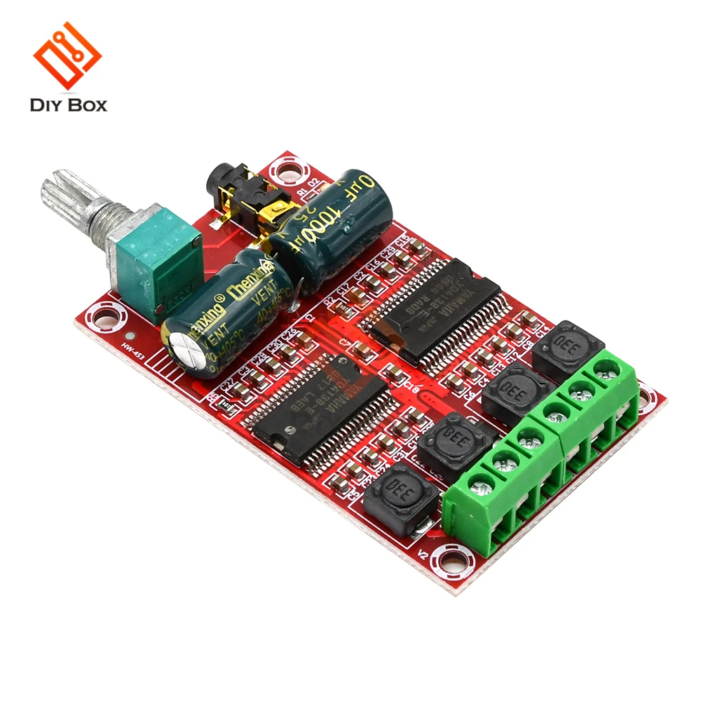 YDA138-E Digital Amplifier Board 20W+20W DC 12-15V Class D Audio Stereo HIFI AMP for Yamaha Speaker XH-M531 with Volume Control