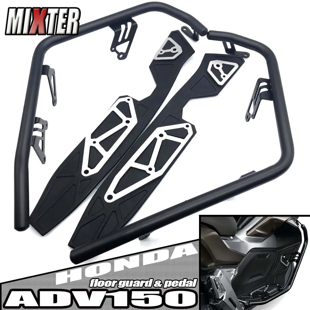 

Bumper Kit Floor Guard Cover Engine Frame Protective Crash Bar Pedal Footrest Footpad For HONDA ADV150 ADV-150 2019 2020 2021