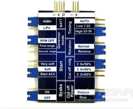 ZTW Mantis Slim serie 80A ESC senza spazzole con 5.5V 8A SBEC 2-6s LiPo; 5-18 celle ni-xx