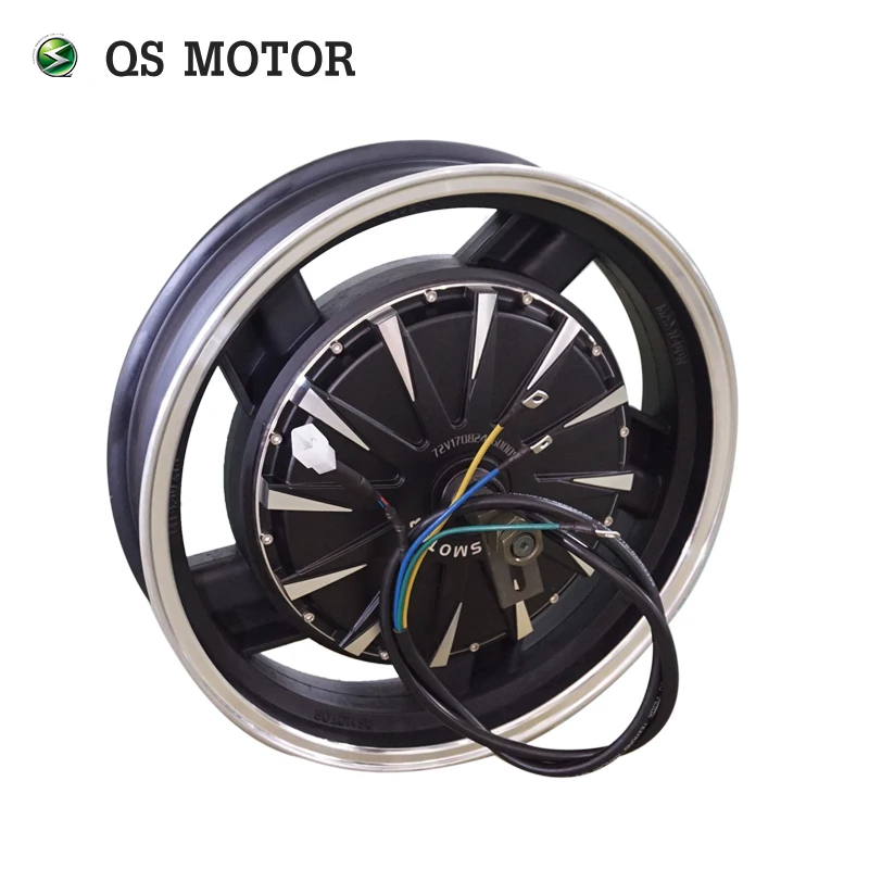 QS 16inch 1.5kW V1.12 Version 30H 72V60KPH In-Wheel Hub Motor for Electric Motorcycle