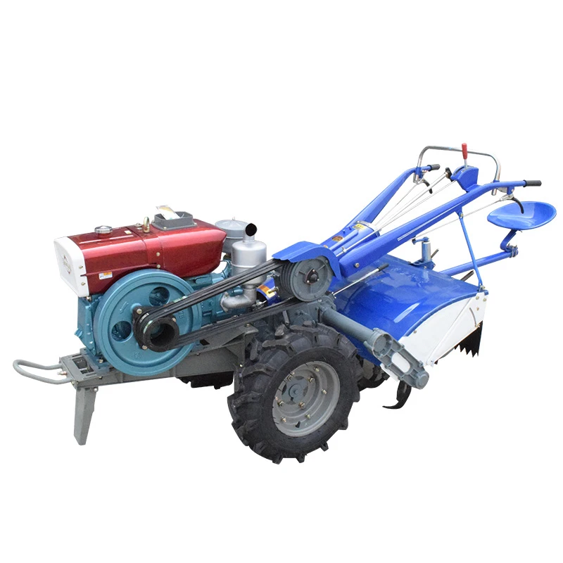 

Multipurpose Walking Tractor Rotary Machine Tiller Power Generation Diesel Engine For Sale 15 Horse Riding Electric Motor