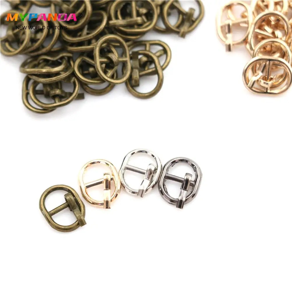 Newest 10PCS 5.5MM Mini Ultra-small Tri-glide Buckle Belt Buckle Doll Bag Buckle Diy Bjd Blyth Doll Buckle Shoes Accessories