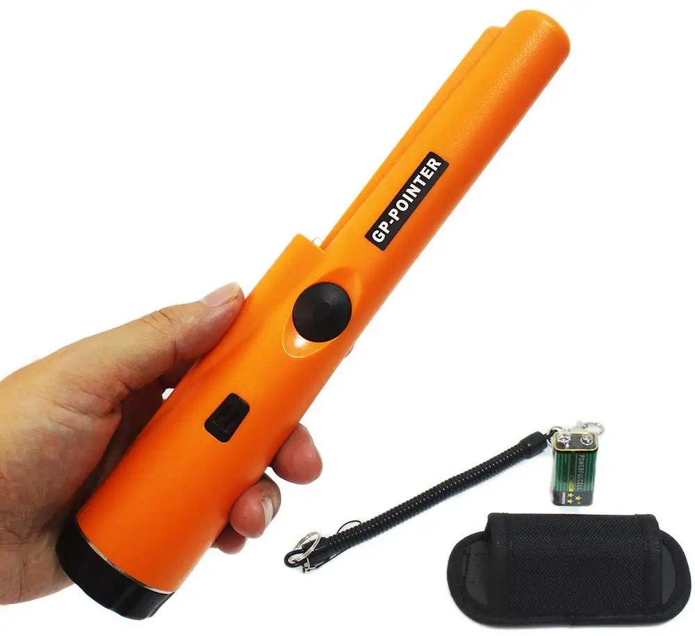 Portable Hand-held Metal Detector 360° Scanning Unearthing Detector Waterproof Pinpointing Probe