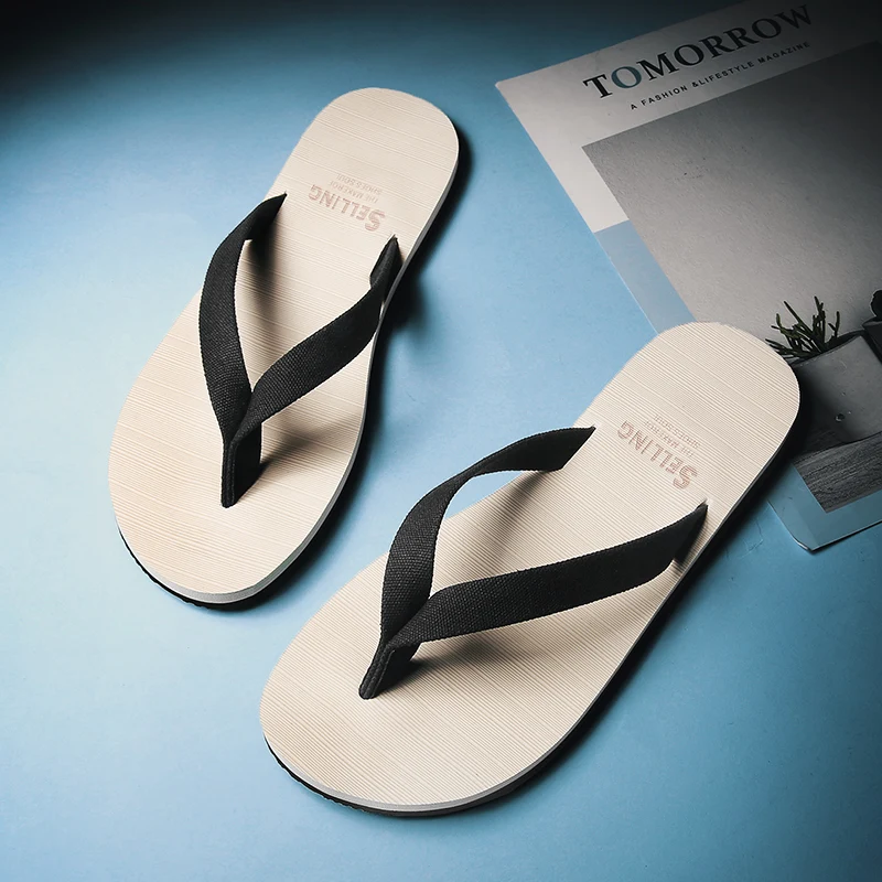 High Quality Slippers Men Non-Slip Men Slipper Wholesale Men And Women Summer Shoes Mixed Color Flat Sandals Outdoor Indoor