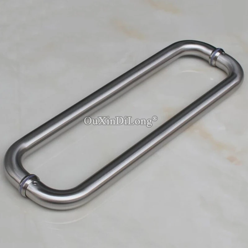 Brand New 304 Stainless Steel Frameless Shower Door Handles Home/Office Glass Door Push / Pull Handles Mirror/Brushed