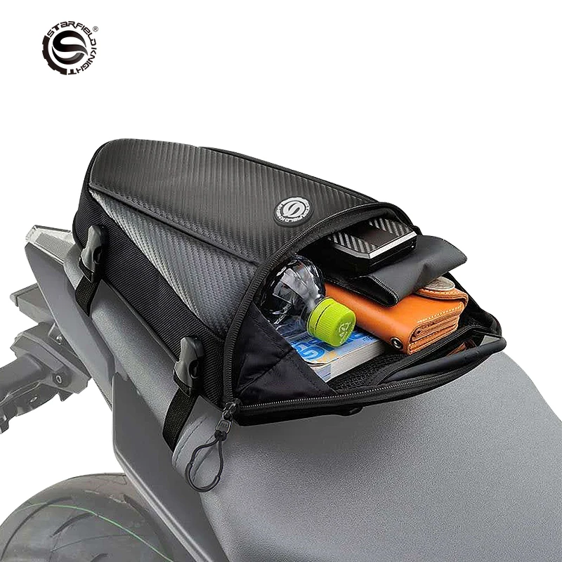 New multi-functional rainproof rear seat bag waterproof reflective motorcycle bag Single Shoulder Satchel rider bag crossbodybag