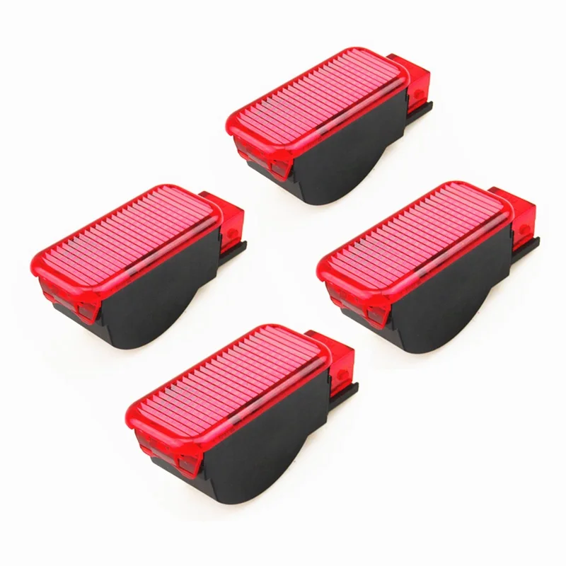 Car Interior Led Footwell Light+Red Door Panel Warning Lights lamp Cable For A3 S3 A4 B8 S4 A5 S5 A6 S6 A7 A8 S8 Q3 Q5 TT TTRS