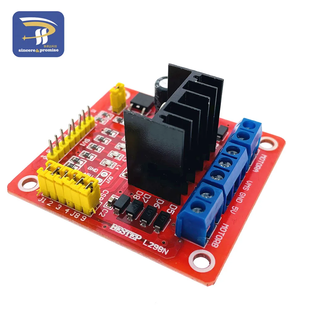 L298N DC Motor Driver Module Stepper Motor Board Dual H Bridge Max 20W 2A / Bridge For Arduino