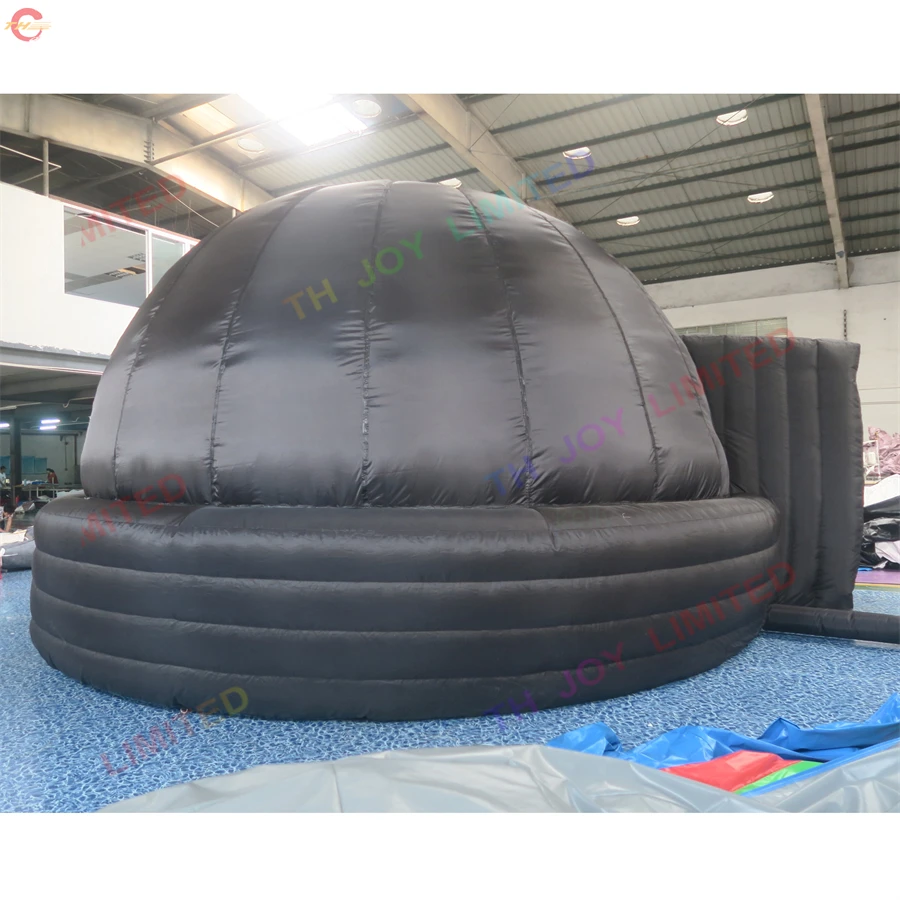 

Portable Black Inflatable Planetarium Projection Dome Tent 5m/6m Free Air Shipping Unisex Cinema Tents for Playground Use Sale