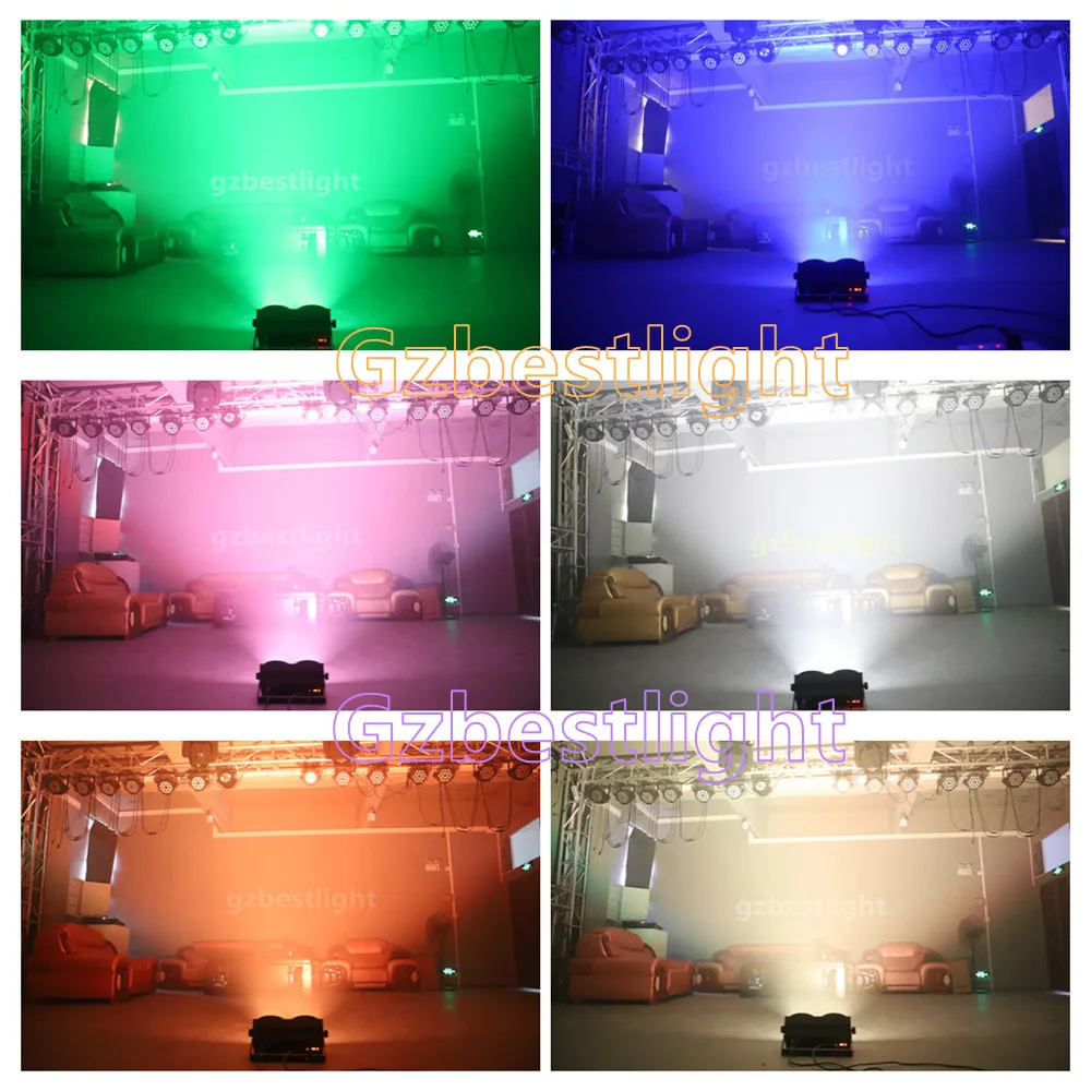 Imagem -02 - Dmx Stage Lighting Effect com Cob Led Olhos Blinder 2x100w Rgbw 200w Rgbw Rgbw Rgbw 4in 1