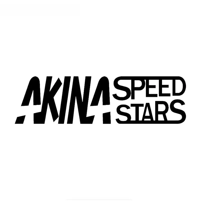 AKINA SPEED STARS Vinyl Sticker Decal Funny JDM Initial D Lowered Racing Car Sticker Waterproof Auto Accessories PVC,23cm*6cm