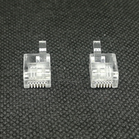 10PCS/LOT RJ12 Connector 6P6C Right buckle Left buckle Cable Plug Crystal Head For Telephone DIY EV3 NXT