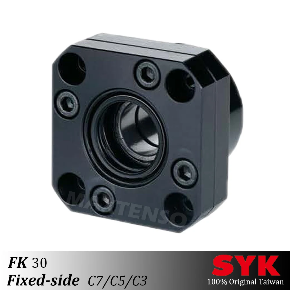 

SYK Professional Support Unit FK30 fixed-side C3 C5 C7 for ballscrew TBI sfu 1204 Premium CNC Parts High Accuracy