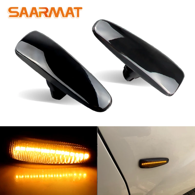 

2pcs Flowing Dynamic LED Side Marker Light Turn Signal Light Blinker For Mistubish Lancer EVO X Outlander Sport Mirage Sport