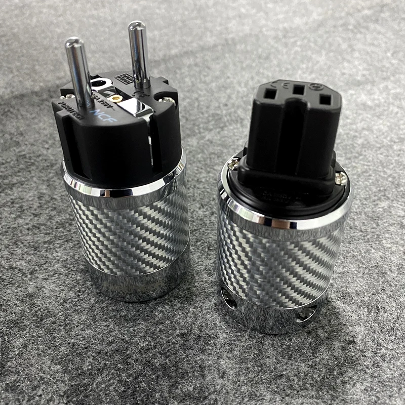 

High End Furutech FI-50 NCF Nano Crystal EU/US Power Rhodium Plating Hifi Supply Plug 15A 125V /10A 250V AC