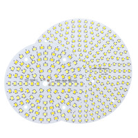 SMD2835 Two-color chip 10W 18W 24W 36W LED COB Lamp Beads 250mA Floodlight For Spotlight Panel light Convert color Round shape