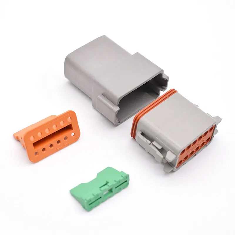 JRready 1 Sets Deutsch Series DT Connector 12 Pin DT04-12P DT06-12S  W12S W12P