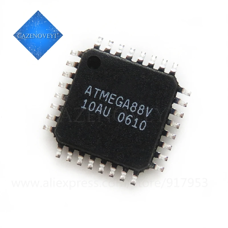 5pcs/lot ATMEGA88PA-AU ATMEGA88PA ATMEGA88-20AU ATMEGA88V-10AU ATMEGA88 QFP-32 In Stock