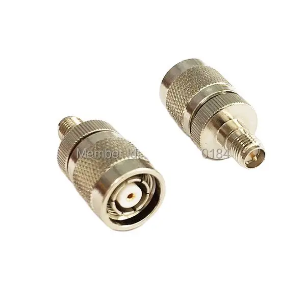 1pc RP-TNC  Male Plug Switch  RP-SMA  Female Jack  RF Coax Modem Convertor Straight  Nickelplated  NEW wholesale