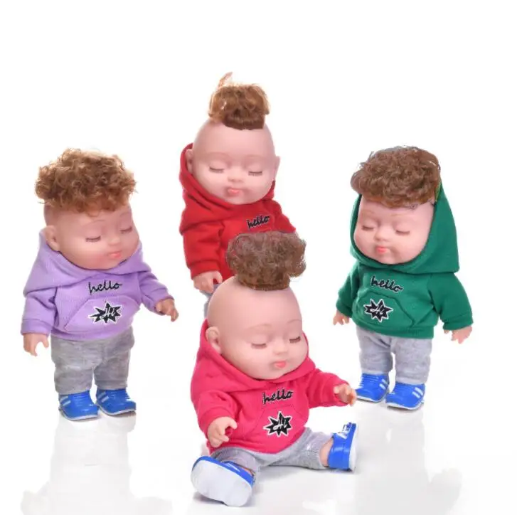 

Sport Suit 20CM New baby dolls silicone viny rebaby poupee boneca baby soft toy gift todder