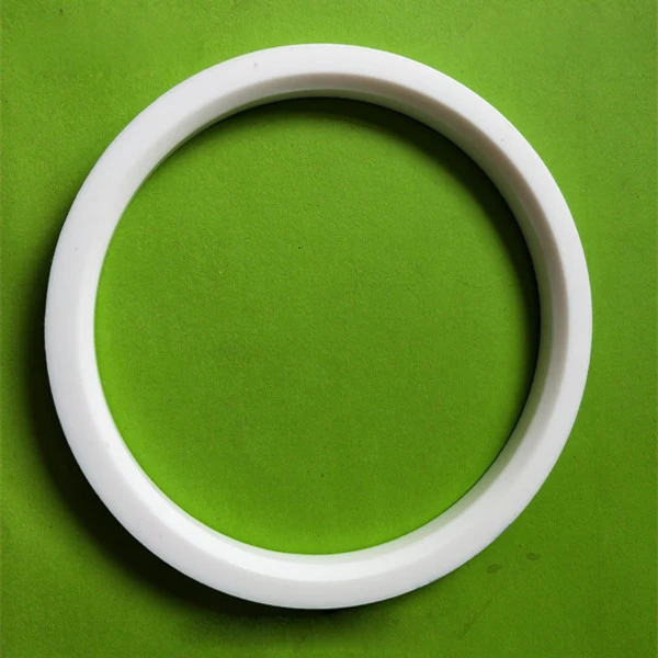 Q41 stainless steel ball valve white sealing ring 5 inch 6 inch 8 inch valve seat PTFE DN125/150/200