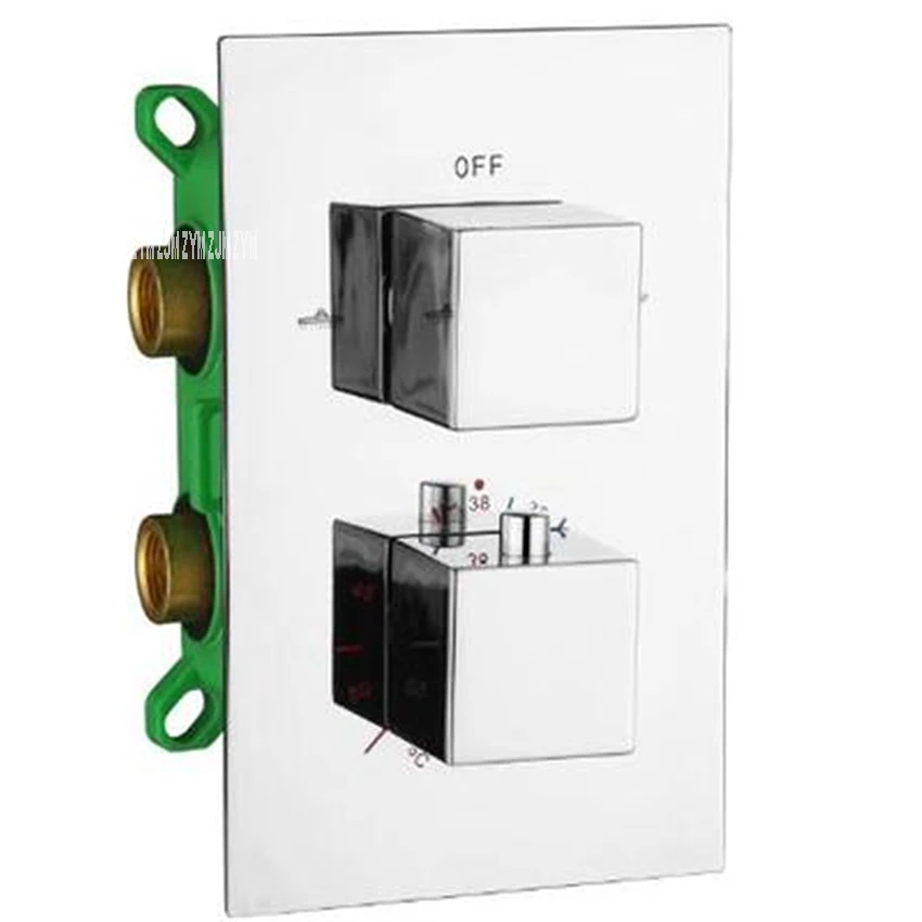 

33699 Constant Temperature Wall In Concealed Shower Faucet On-Off Valve Em bedded Box Shower Mixing Water Switch Valve Controlle