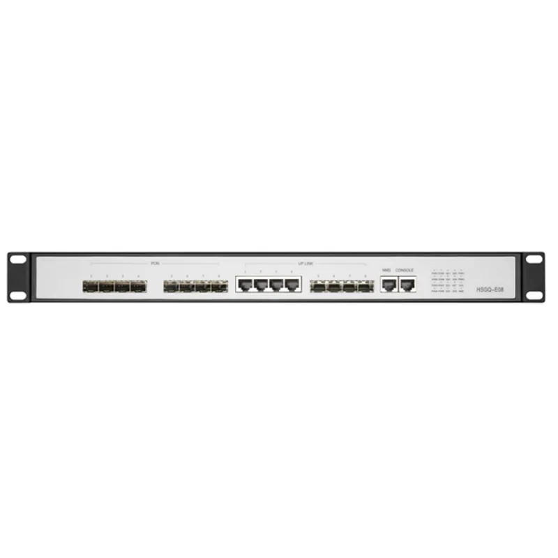 Epon Olt 8 Pon Poort Olt Gepon Ondersteuning L3 Router/Switch 4 Sfp 1.25G Sc Multimode Web Management open Software Open Software